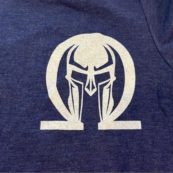 Canvas Men’s Premium Ultra Thin Molon Labe Blue Graphic T-Shirt Size Small NEW! - Picture 4 of 6